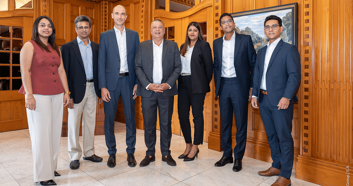 Representants of Qair, MCB and Benevolent Solar PV Farms